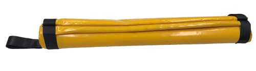 Chatoyer absorbent spill mat Yellow rolled up spill mat with handle and replaceable absorbent
